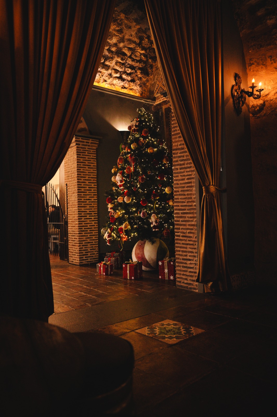 Dettaglio allestimento natalizio